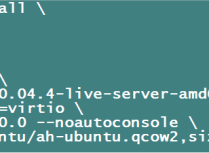 KVM中安装Ubuntu Server 20.04.2 LTS操作系统