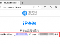 如何查看自己电脑当前使用的网络公网IP