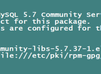 Linux安装Mysql5.7时出现报错The GPG keys listed for the MySQL 5.7 Community Server
