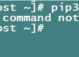 bash: pip3: command not found