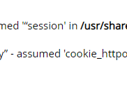 解决PHP报错Notice: Use of undefined constant “session - assumed '“session' 