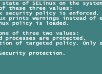 开启或关闭SELinux