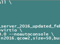 KVM中安装Windows Server 2016操作系统