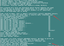 Linux之如何使用sensors命令