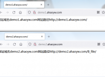 使用伪静态.htaccess实现单个站点下访问多个网站