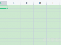 WPS软件Excel表格如何去掉绿色背景