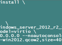 KVM中安装Windows Server 2012 R2操作系统