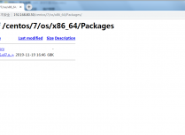 搭建基于httpd的本地yum源服务器