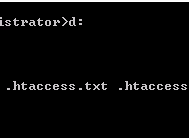 Windows系统下如何创建.htaccess文件