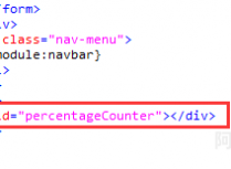 网站导航底部滚动条显示位置百分比图文教程
