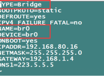 Centos7系统上安装KVM虚拟化之配置网卡